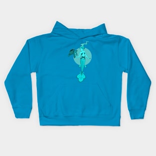 Aqua Sky Mermaid Kids Hoodie